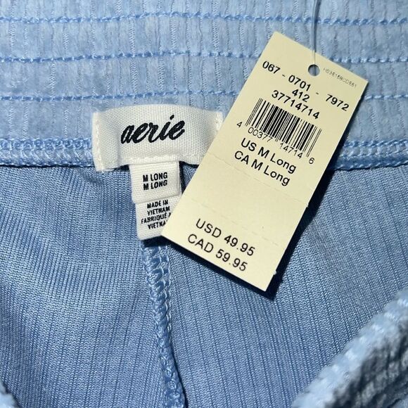 Aerie Light Blue Flare Pants - Picture 2 of 7